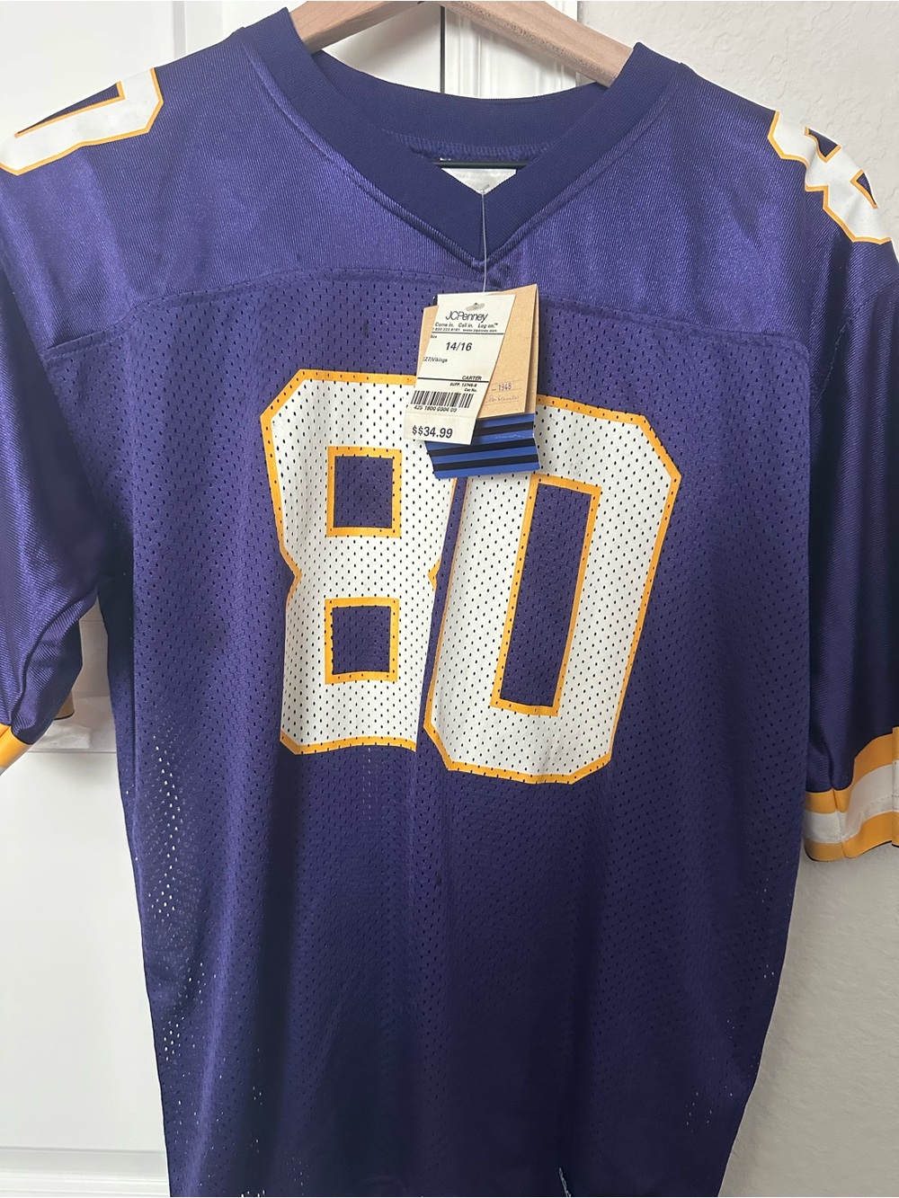 adidas NFL - Boys 14/16 Jersey - Minnesota Vikings Cris Carter